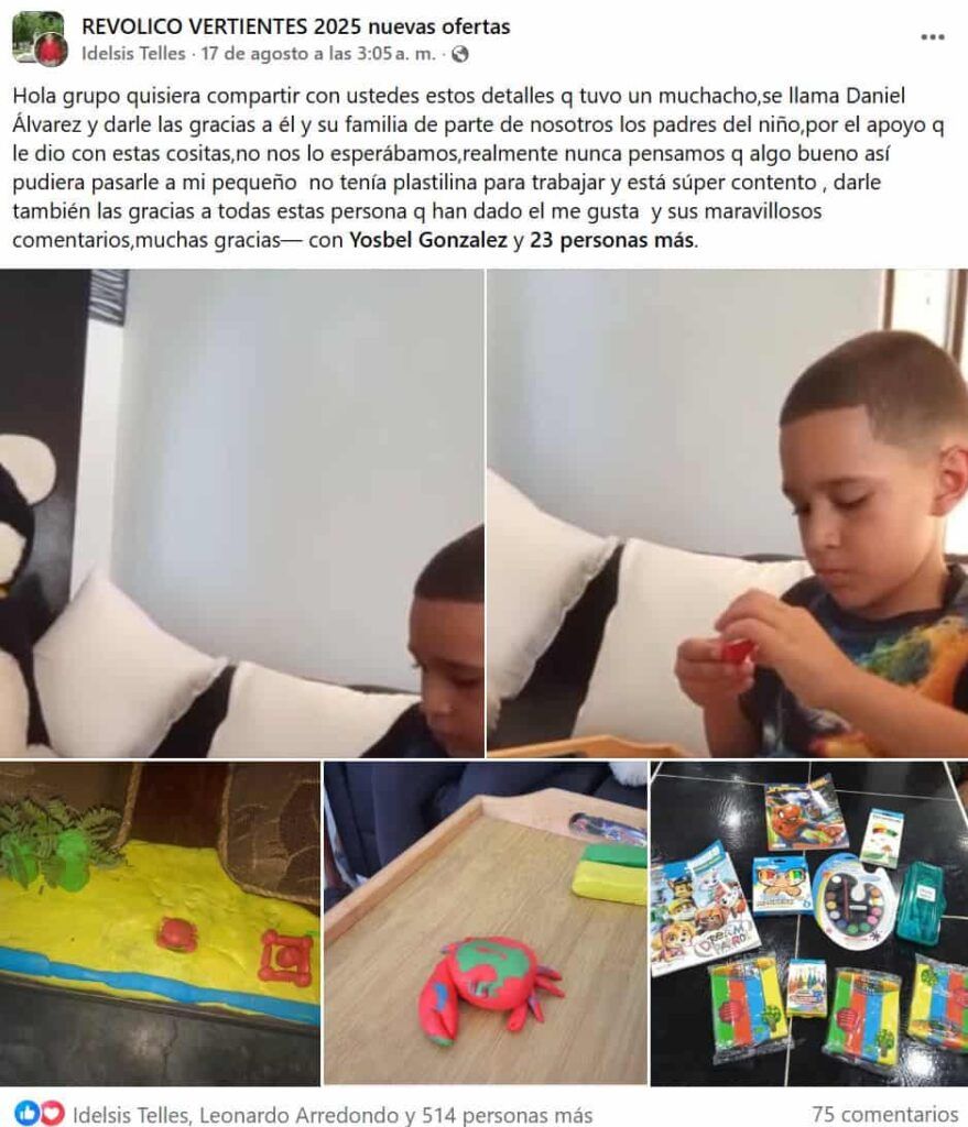 Niño autista de Vertientes