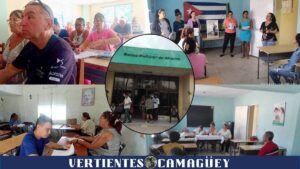 Tres meses sin salario y largas colas en el banco: la odisea de los docentes de Vertientes para cobrar