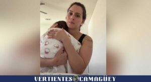 Video de una madre vertientina se hace viral mientras intenta dormir a su bebé: “Está más despierto que cuando nació”