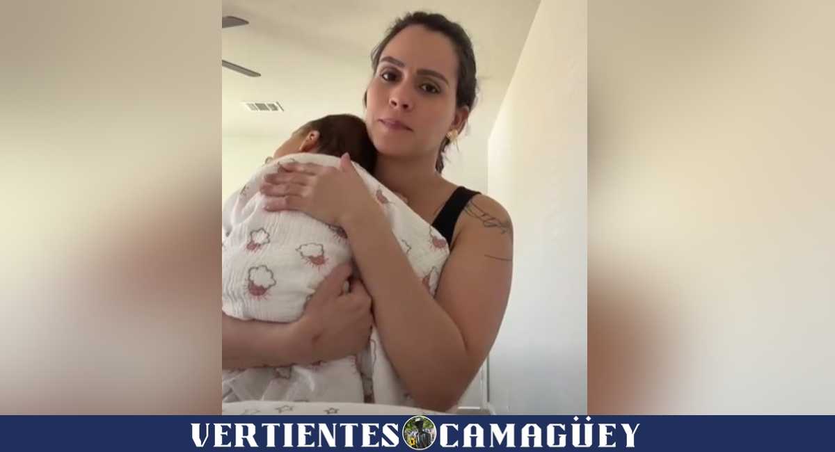 Una escena cotidiana entre una madre y su bebé terminó convirtiéndose en un fenómeno viral en redes sociales protagonizado por una joven vertientina identificada en Instagram como "Rose Marie".